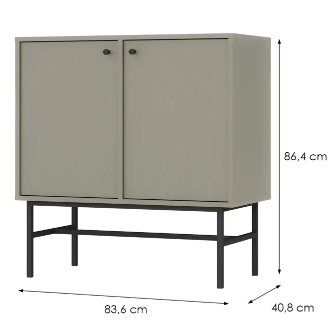 Komód Tokyo 3  2F eukaliptusz 812,2