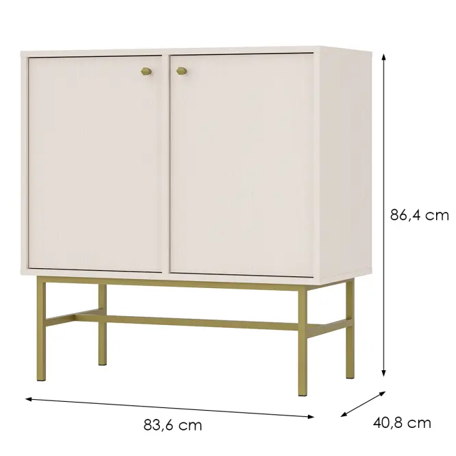 Komód Tokyo 3  2F bézs homok 812