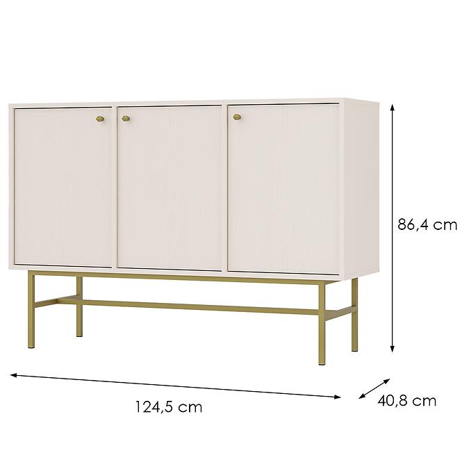 Komód Tokyo 3  3F bézs homok 813