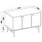 Komód Tokyo 3  3F bézs homok 813,4
