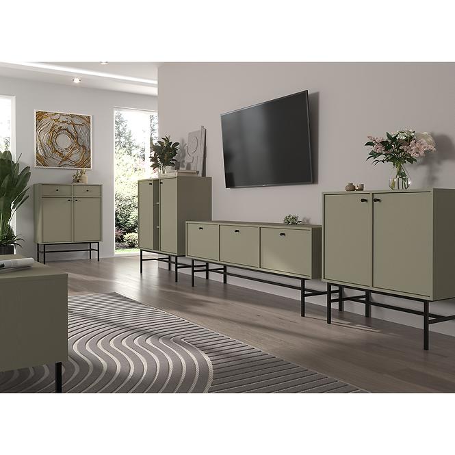 Komód Tokyo 3  2F 2S eukaliptusz 826