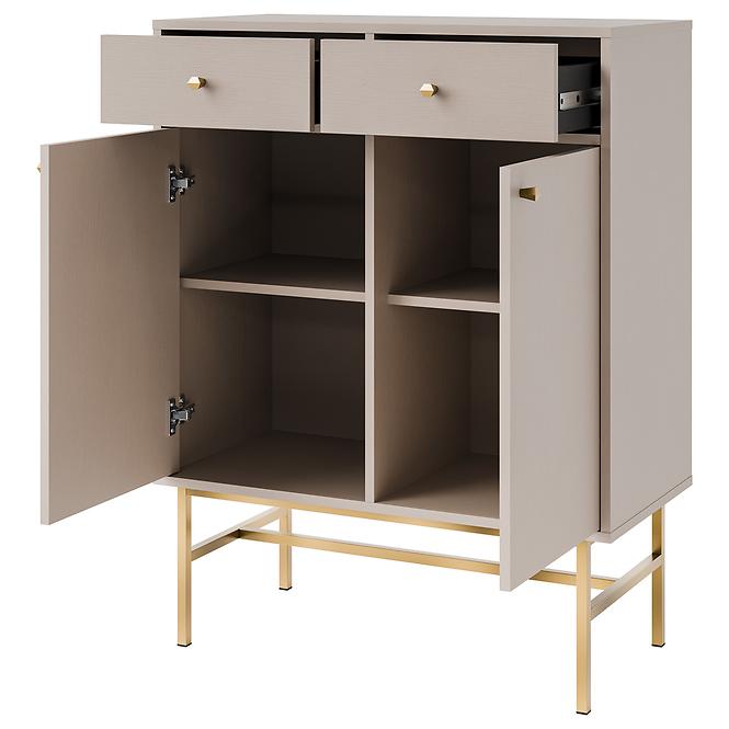 Komód Tokyo 3  2F 2S bézs homok 826