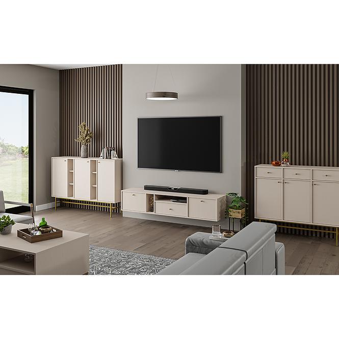 Komód Tokyo 3  3F 3S bézs homok 827