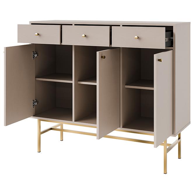 Komód Tokyo 3  3F 3S bézs homok 827
