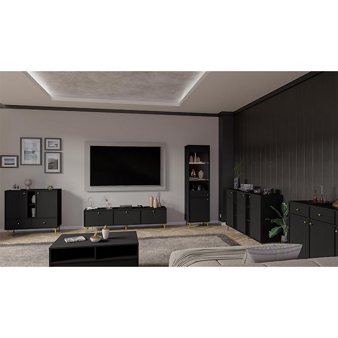Vitrin Tokyo 1 2D fekete grafit 101