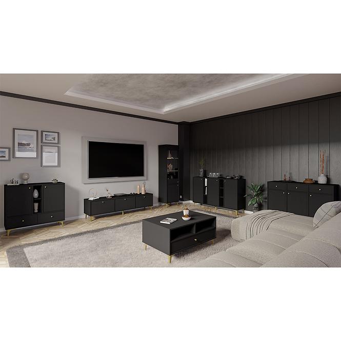 Vitrin Tokyo 1 2D fekete grafit 101