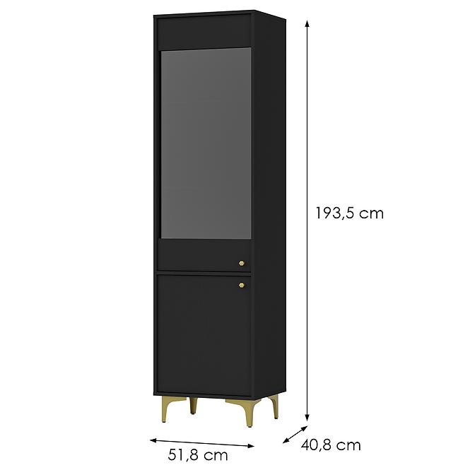 Vitrin Tokyo 1 2D fekete grafit 101