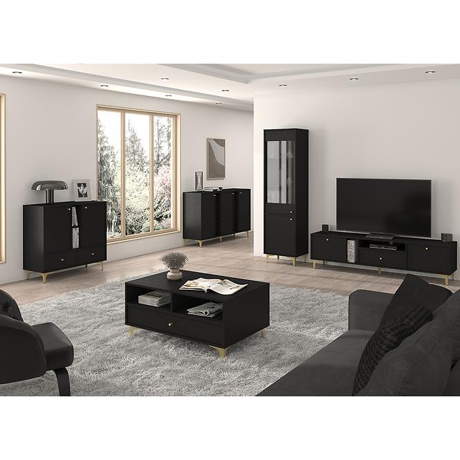 Vitrin Tokyo 1 2D fekete grafit 101
