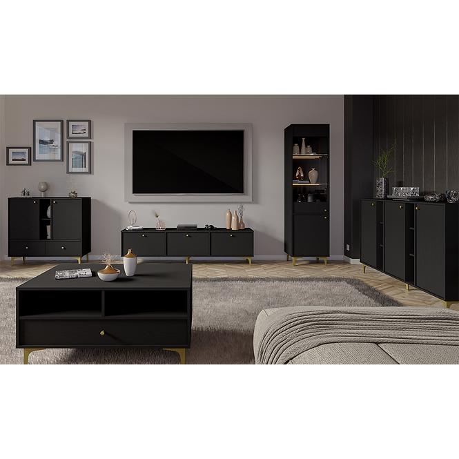 Vitrin Tokyo 1 2D fekete grafit 101