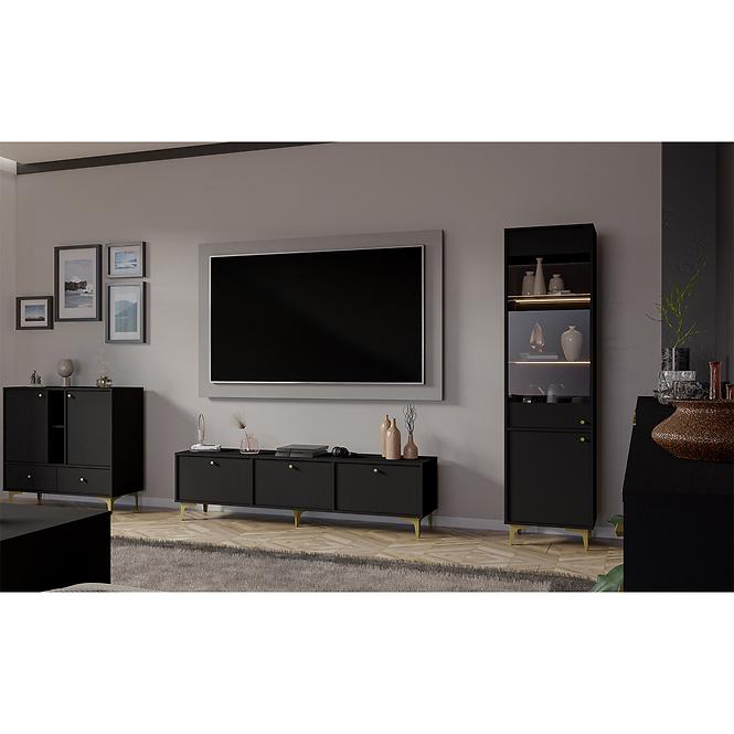 Vitrin Tokyo 1 2D fekete grafit 101