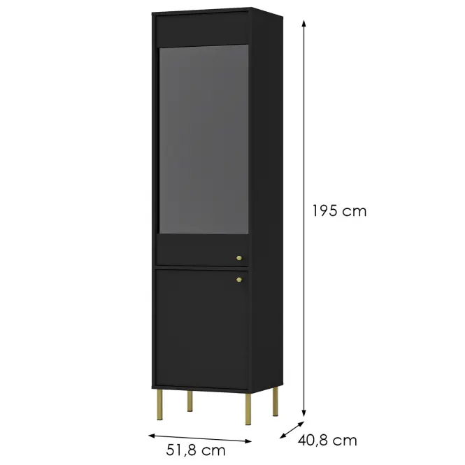 Vitrin Tokyo 2 2D fekete grafit 101
