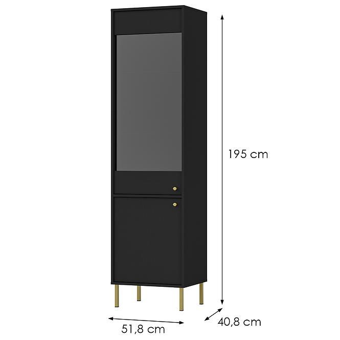 Vitrin Tokyo 2 2D fekete grafit 101