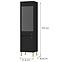 Vitrin Tokyo 2 2D fekete grafit 101,2