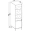 Vitrin Tokyo 2 2D fekete grafit 101,6