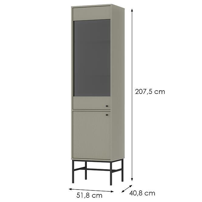 Vitrin Tokyo 3 2D eukaliptusz 101