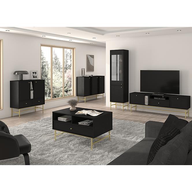 Vitrin Tokyo 3 2D fekete grafit 101