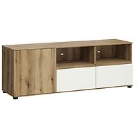 Szekrény RTV Camino 1D2S CMNF 01 tölgy evoke+fehér platina