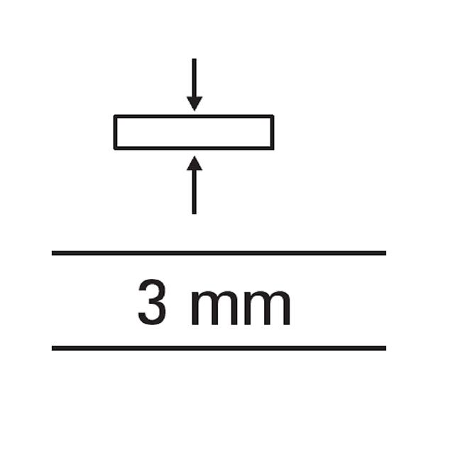 Fúgakereszt fogással 3mm 70 drb