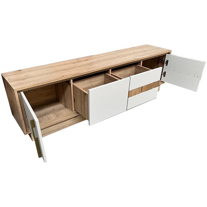 Szekrény RTV Keks K4A 4D cashmere,6