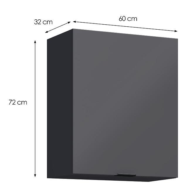 Konyhaszekrény Loft II G60 grafit