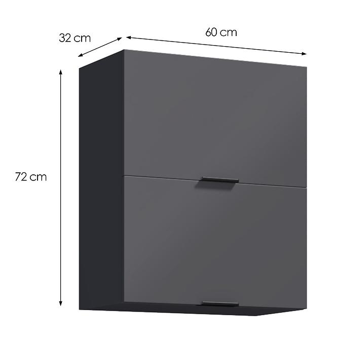 Konyhaszekrény Loft II G60 U grafit