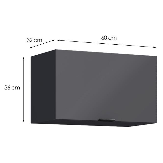 Konyhaszekrény Loft II G60 OK grafit