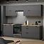 Konyhaszekrény LOFT II D60 3SZ METALBOX grafit,4