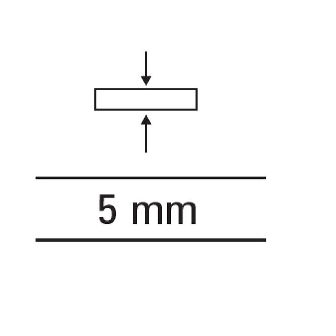 Fúgakereszt fogással 5mm 70 drb