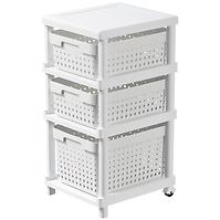 Szöuli könyvespolc 3 kosárral 6027 36,2x31,6x66,3 cm 36,2x31,6x66,3 cm
