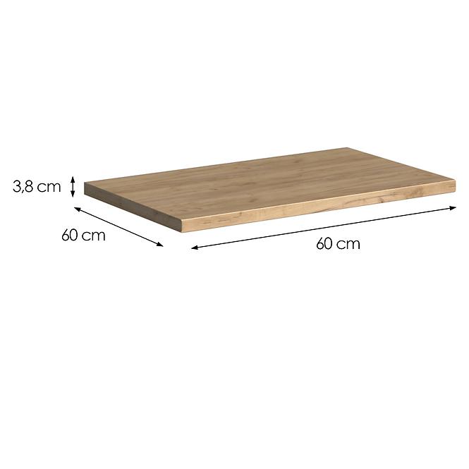 Konyhai munkalap Loft II 60 cm tölgy craft
