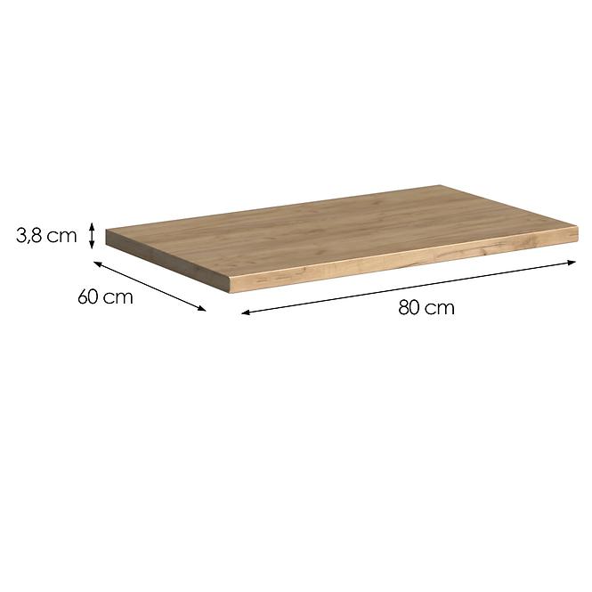 Konyhai munkalap Loft II 80 cm tölgy craft