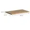 Konyhai munkalap Loft II 80 cm tölgy craft,2
