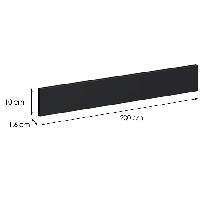 Lábazat Industry 200 cm fekete