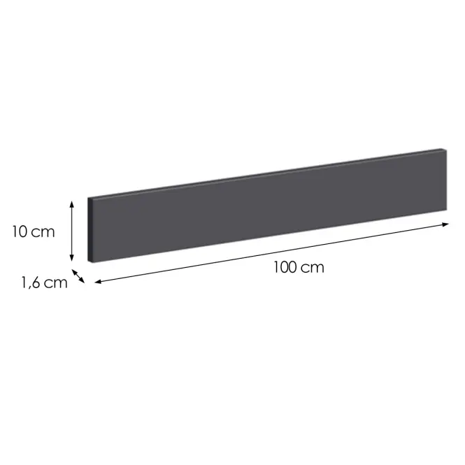 Lábazat Loft II  100 cm grafit,2