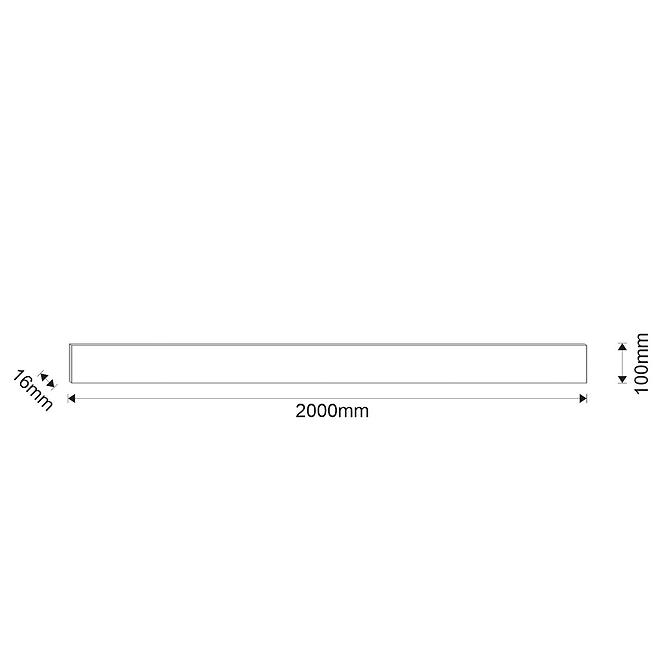Lábazat Loft II  200 cm grafit