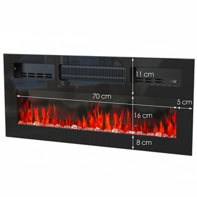 Elektromos kandalló a rendszerre MOSSA,2