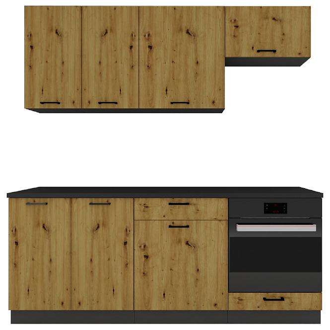 Konyhabútor Anika 200 artisan/grafit