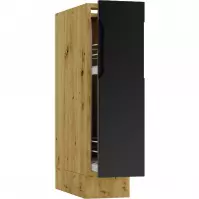 Konyhaszekrény Isabel D20 Cargo + Kuka fekete/artisan Konyhaszekrény Isabel D20 Cargo + Kuka fekete/artisan