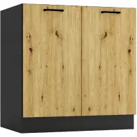 Konyhaszekrény Anika D80 artisan/grafit