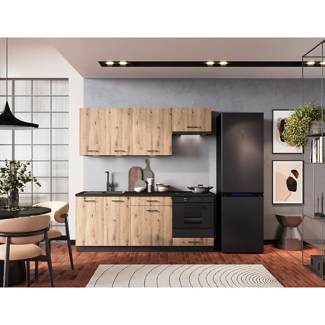 Konyhaszekrény Anika D15 Cargo + Kuka artisan/grafit