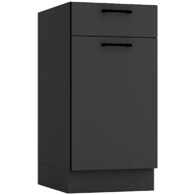Konyhaszekrény Anika D40S/1 P/L grafit/grafit