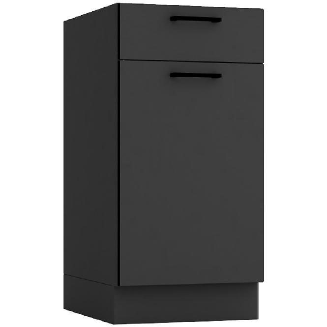 Konyhaszekrény Anika D40S/1 P/L grafit/grafit