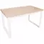 Asztal Iris ST-29 140x80+2x40 sonoma/fehér