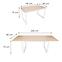 Asztal Iris ST-29 140x80+2x40 sonoma/fehér,2