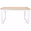 Asztal Iris ST-29 140x80+2x40 sonoma/fehér,5
