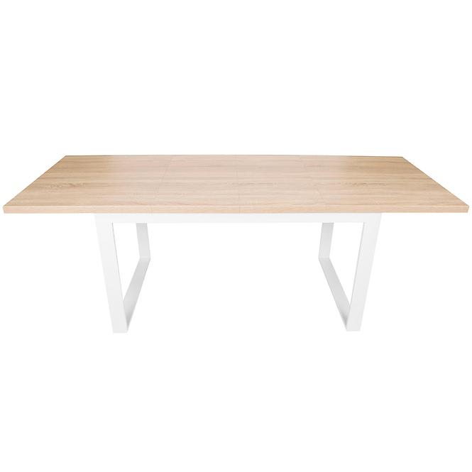 Asztal Iris ST-29 160x90+2x40 sonoma/fehér
