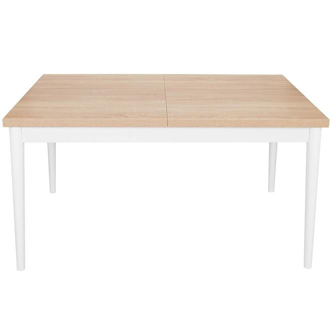 Asztal ST-05 140x80+40 cm sonoma/fehér
