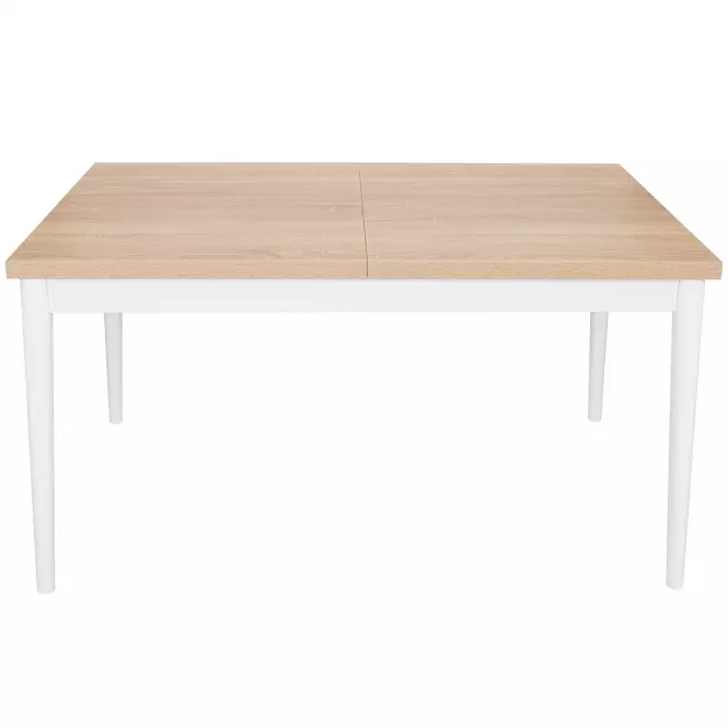 Asztal ST-05 140x80+40 cm sonoma/fehér,3