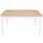 Asztal ST-05 140x80+40 cm sonoma/fehér,3
