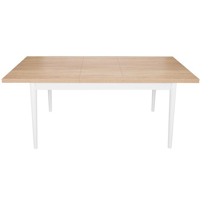 Asztal ST-05 140x80+40 cm sonoma/fehér